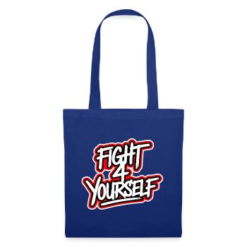 Combattez-vous à 4 vous-même - Sac en tissu - bleu royal - Devant
