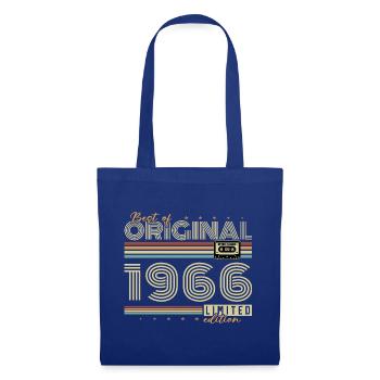 1966 Vintage Retro Geburtstagsgeschenk - Stoffbeutel - Royalblau - Vorne