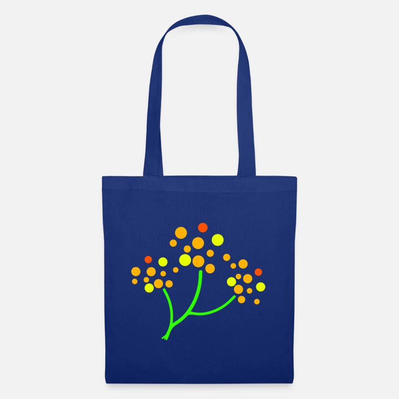 Neongepunkteter Baum Explosion - Stoffbeutel - Royalblau