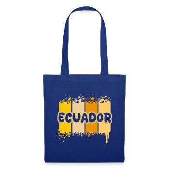Ecuador als Urlaub - Stoffbeutel - Royalblau - Vorne