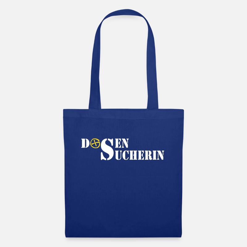 Dosensucherin - 2colors - 2011 - Stoffbeutel - Royalblau
