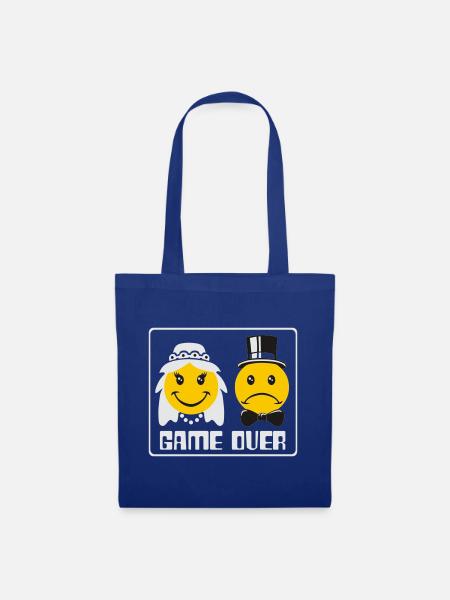 Game over flex - Stoffbeutel - Royalblau
