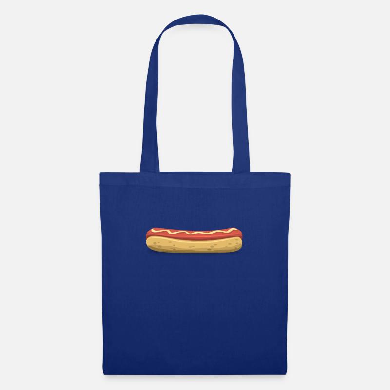 Hot Dog - Stoffbeutel - Royalblau