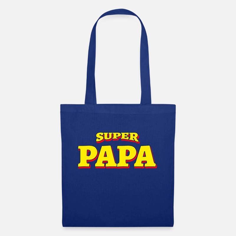 SUPER DADA (COMICS) - SUPERDAD SUPERHELD - Stoffbeutel - Royalblau
