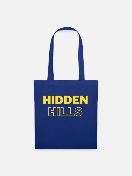 hidden hills 2 - Stoffbeutel - Royalblau