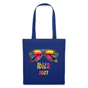 Ibiza 2027 Rainbow Sunglasses Design - Stoffbeutel - Royalblau - Vorne