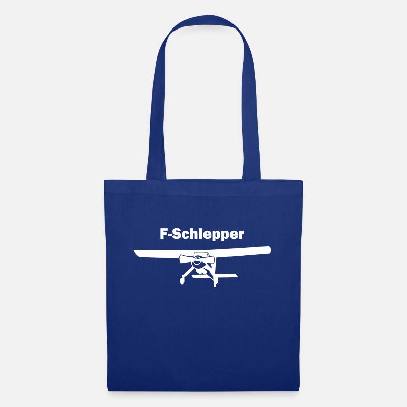 Flugzeugschlepp Wilga Fschlepp Pilot Geschenk - Stoffbeutel - Royalblau