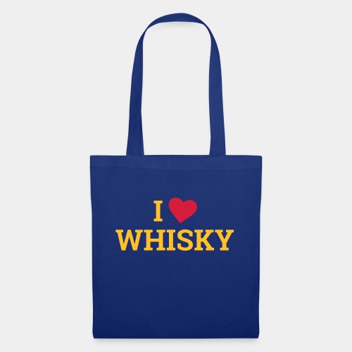 I LOVE WHISKY - Ich liebe Whisky - Stoffbeutel