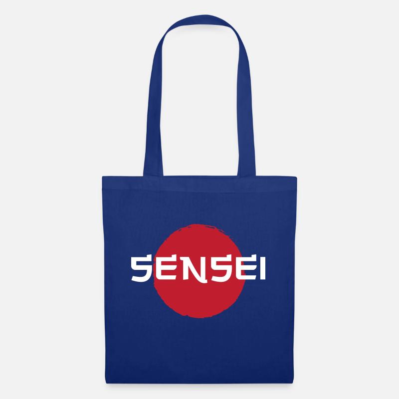 SENSEI - JUDO -JUDOKA - Sac en tissu - bleu royal