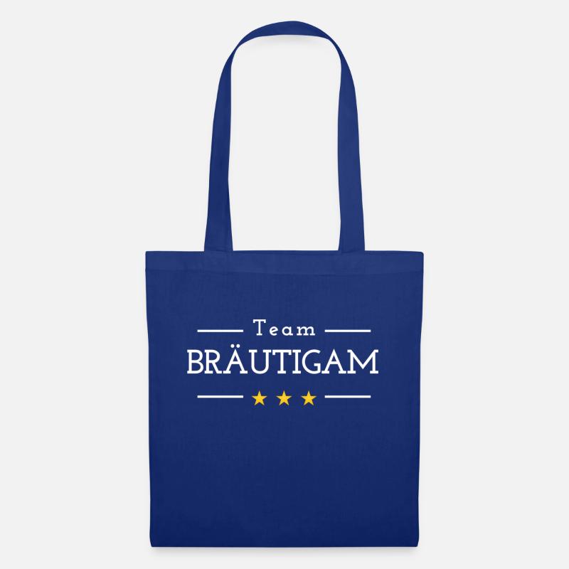 Team Bräutigam - Stoffbeutel - Royalblau