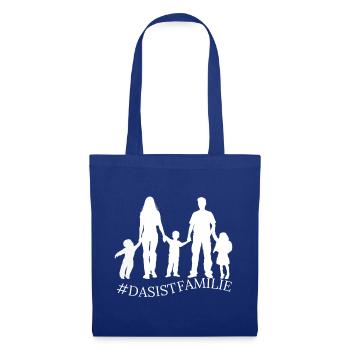 Das ist Familie! #dasistfamilie - Stoffbeutel - Royalblau - Vorne
