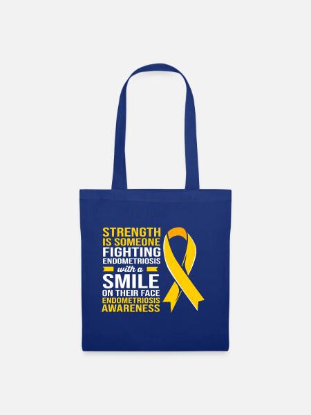 Endometriose Endo - Stoffbeutel - Royalblau