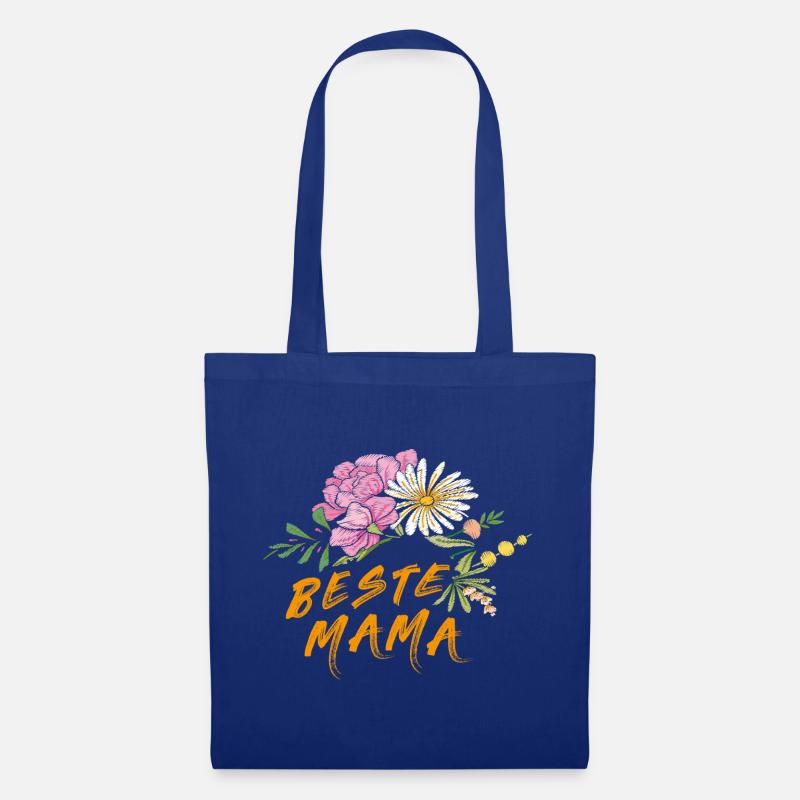 Beste Mama  - Stoffbeutel - Royalblau