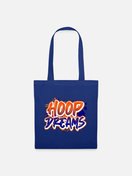 Hoop Dreams Graffiti Splash - Stoffbeutel - Royalblau