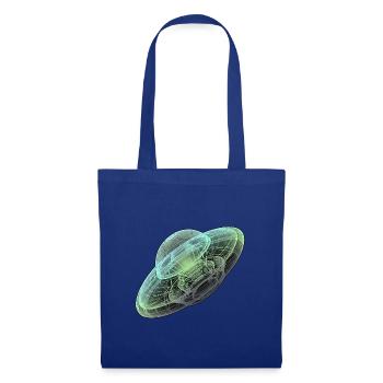 Röntgen Untertasse Ufo Aliens - Stoffbeutel - Royalblau - Vorne