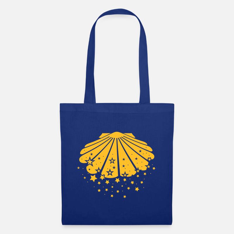 Saint Jacques de Compostelle - Sac en tissu - bleu royal
