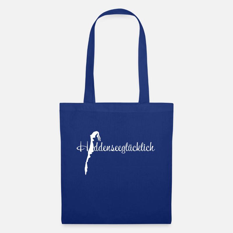 Hiddenseeglücklich klein - Stoffbeutel - Royalblau