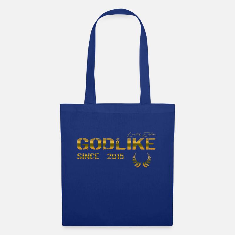 Godlike since 2015 - Stoffbeutel - Royalblau