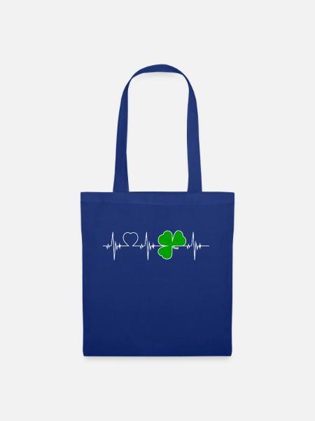 Heartbeat Ireland max - Stoffbeutel - Royalblau
