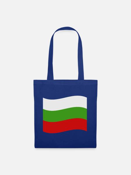 Bulgarische Flagge - Stoffbeutel - Royalblau