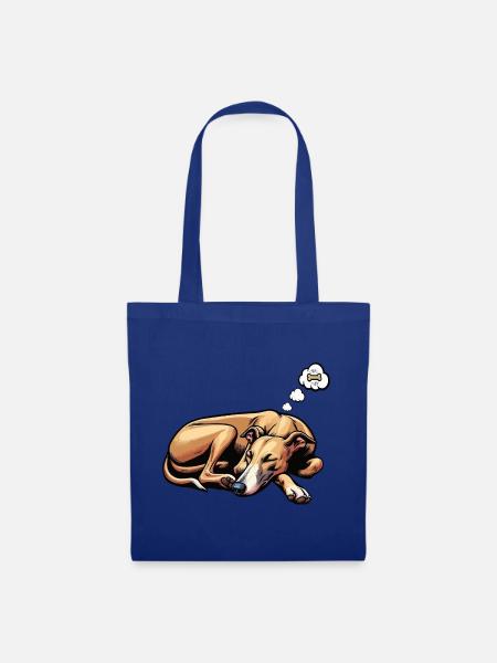 Whippet Windhund Whippets Windhundbesitzer - Stoffbeutel - Royalblau