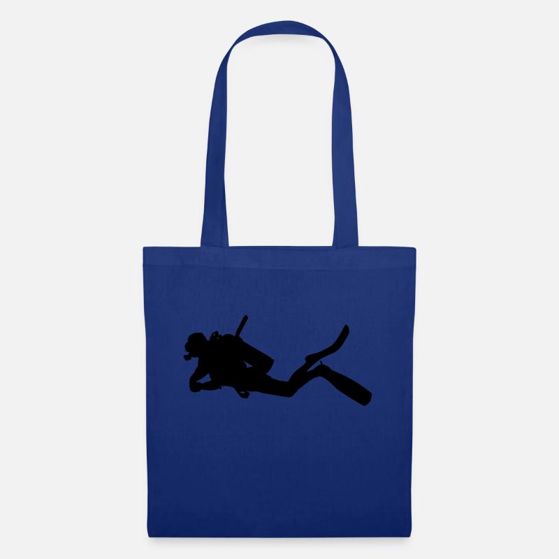 plongeur - Sac en tissu - bleu royal