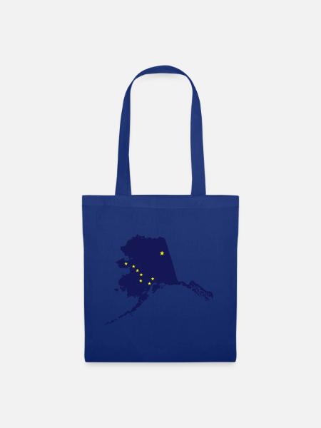 state of alaska - Stoffbeutel - Royalblau
