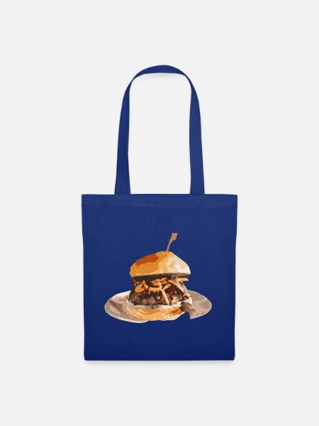 Burger Day - Stoffbeutel - Royalblau