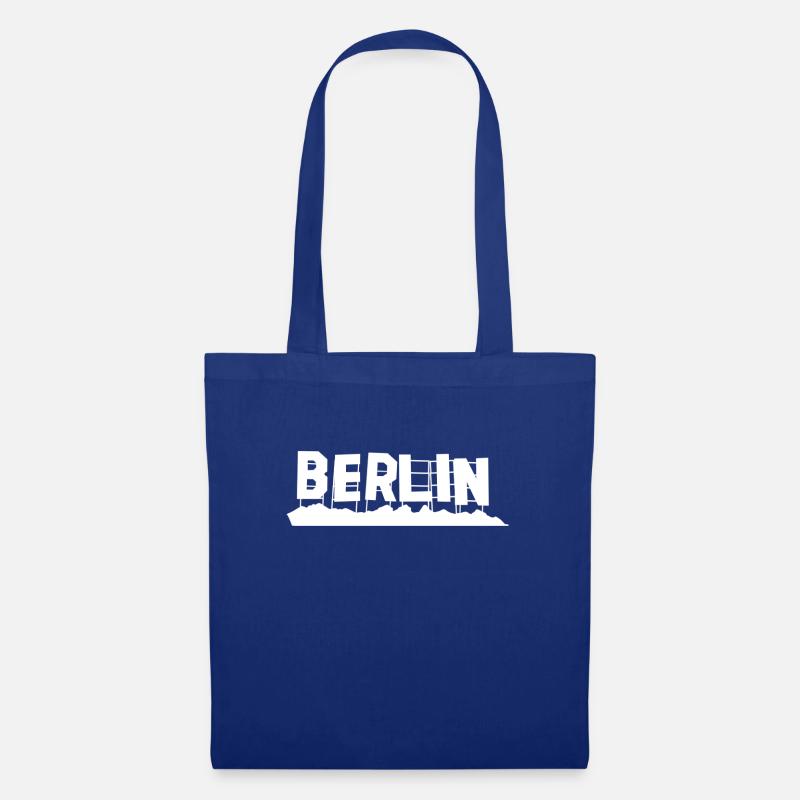 Berlin - Stoffbeutel - Royalblau