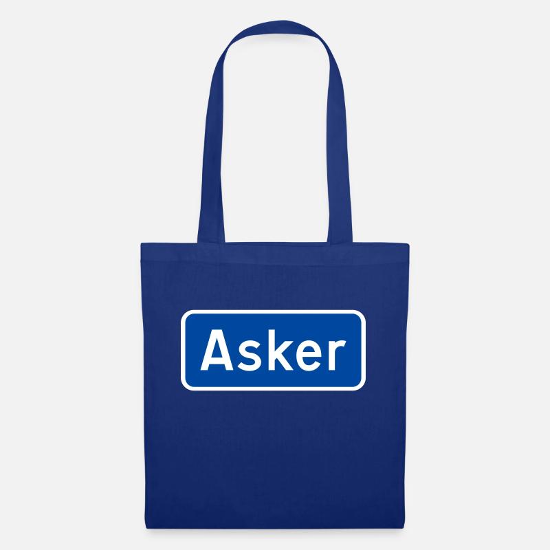 Asche - Stoffbeutel - Royalblau