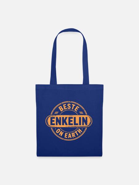 Beste Enkelin Geschenk - Stoffbeutel - Royalblau