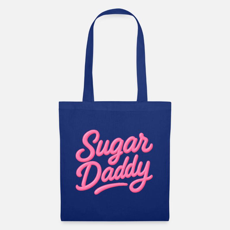 Sugar Daddy – Candy Pink Tippfehler - Stoffbeutel - Royalblau