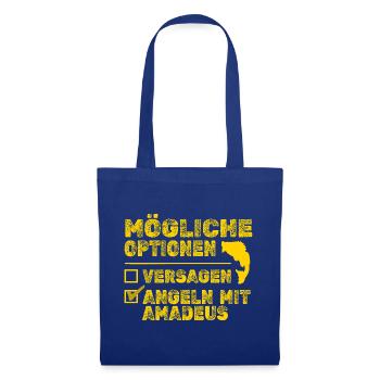 Fisch Amadeus - Stoffbeutel - Royalblau - Vorne