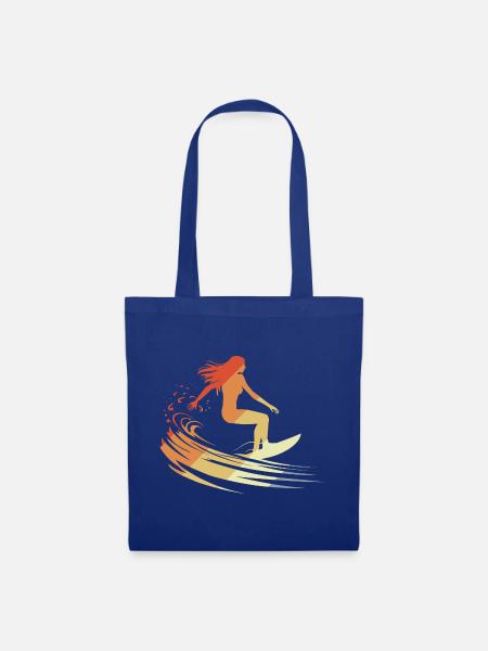 Surferin - Stoffbeutel - Royalblau