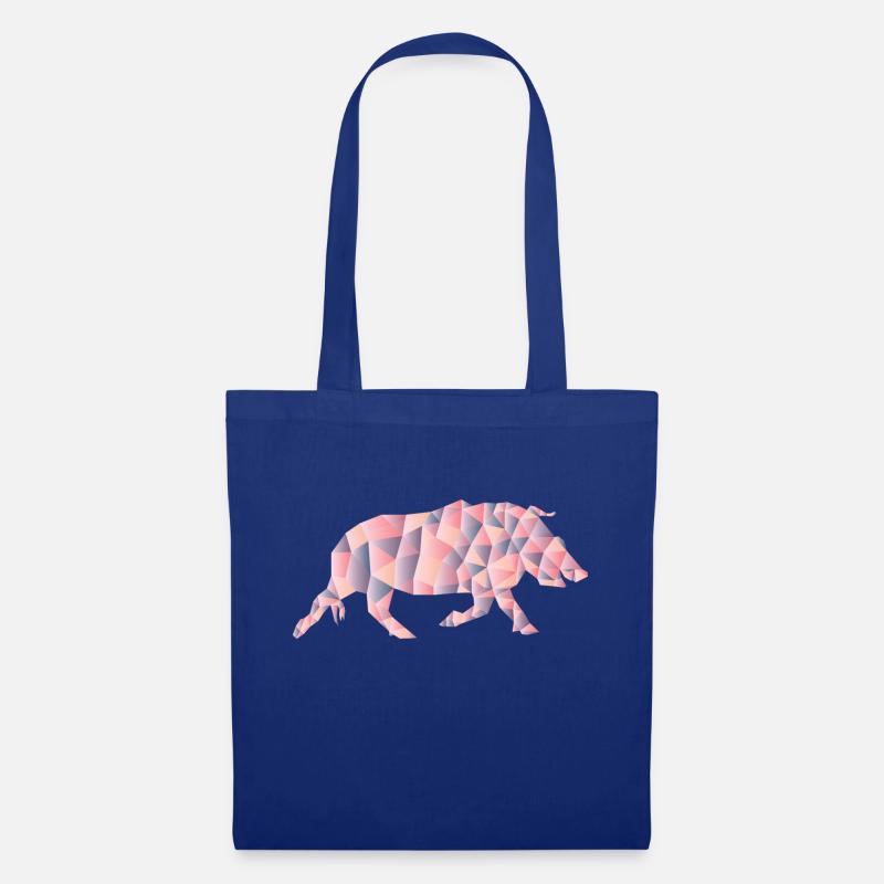 Ox Bull Pattern PatternEd Gift Idea - Tote Bag - royal blue