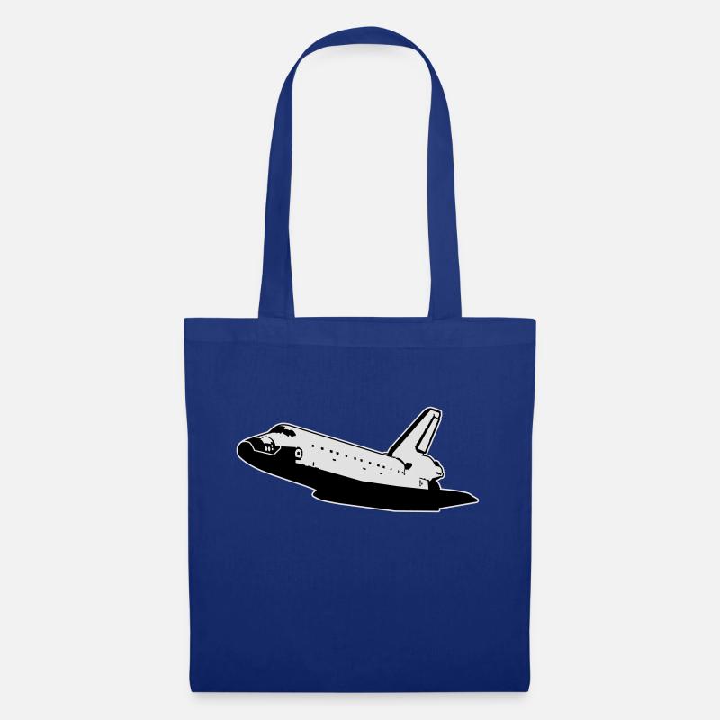 Space Shuttle (keine Embleme) - Stoffbeutel - Royalblau