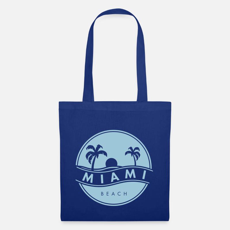 Miami Beach - Stoffbeutel - Royalblau