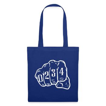 Bochum Design mit Vorwahl 0234 Ruhrpott Tasche - Stoffbeutel - Royalblau - Vorne
