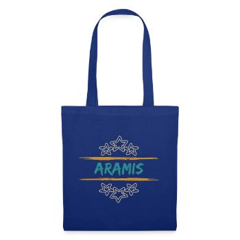 Geschenk für Aramis - Stoffbeutel - Royalblau - Vorne