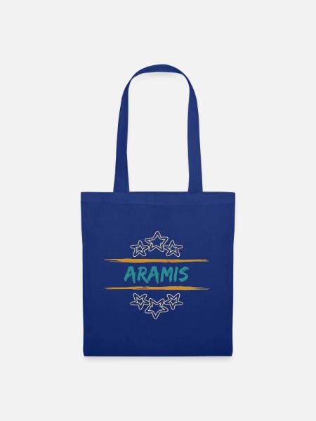 Geschenk für Aramis - Stoffbeutel - Royalblau