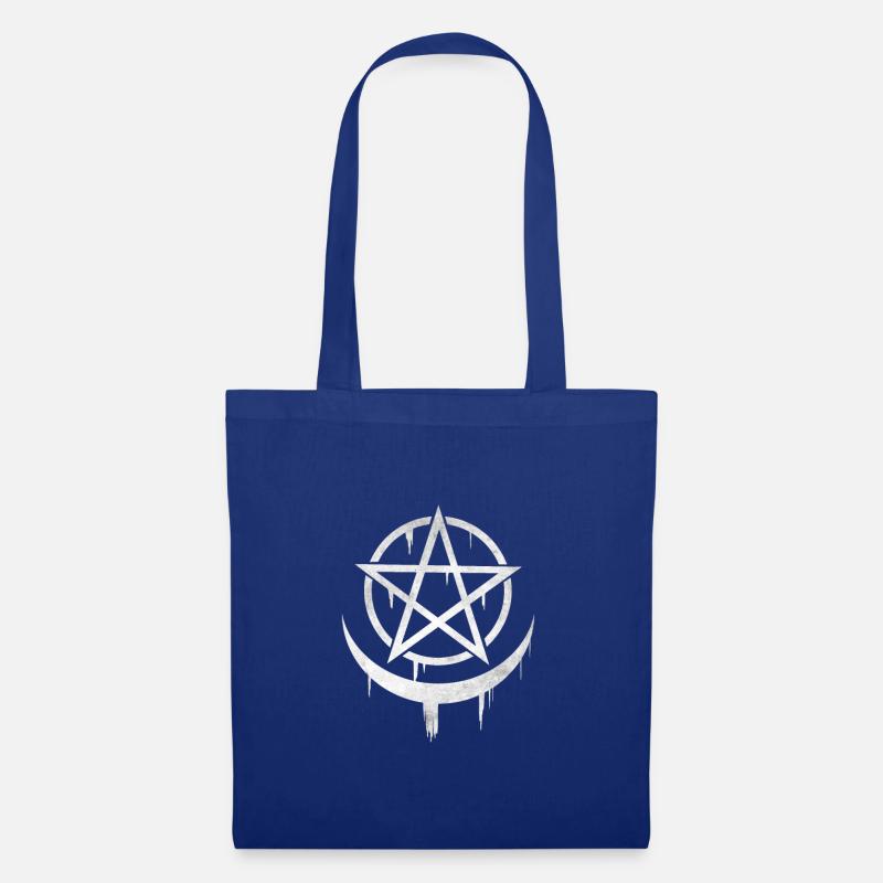 Okkult Okkultismus Mond Gothic Geschenkidee - Stoffbeutel - Royalblau