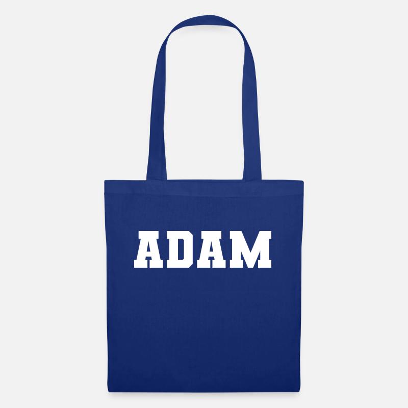 Name - Adam - Stoffbeutel - Royalblau