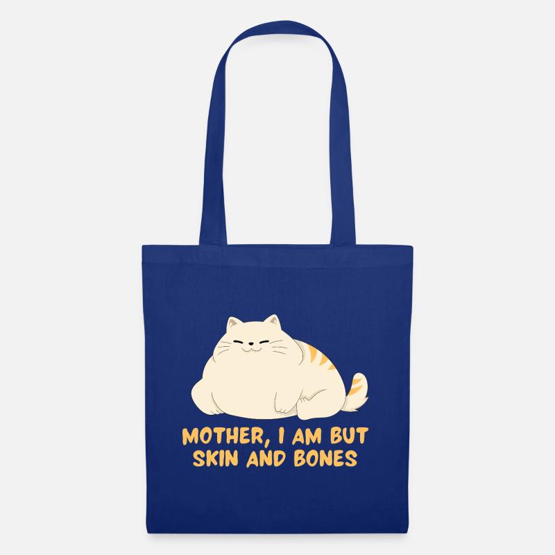 Mutter, ich bin nur Skin And Bones Katzendesign - Stoffbeutel - Royalblau