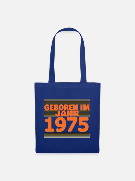 im 1975 - Stoffbeutel - Royalblau