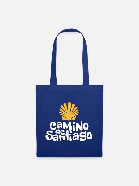 Camino de Santiago | Jakobsweg - Stoffbeutel - Royalblau