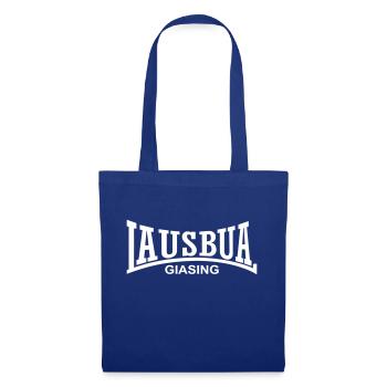 Lausbua Giasing - Stoffbeutel - Royalblau - Vorne