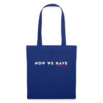 maintenant nous avons la salade - Sac en tissu - bleu royal - Devant