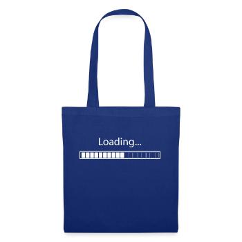 Loading in progress - Tote Bag - royal blue - Front
