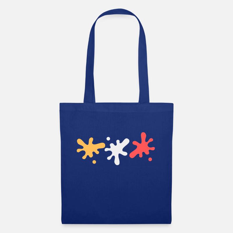 Taches de couleur dans les couleurs lesbiennes Pride - Sac en tissu - bleu royal