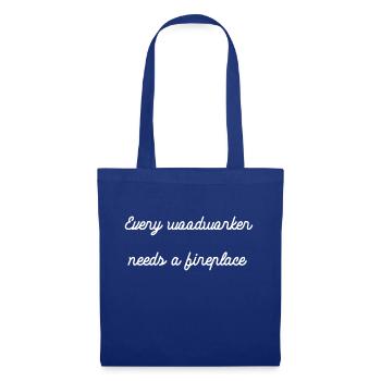 americas cool woodworker lumber bingo hall tshirts - Stoffbeutel - Royalblau - Vorne